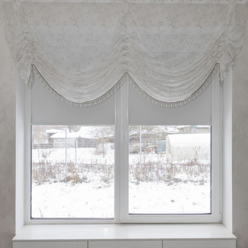 Finished Window Valance with Decor